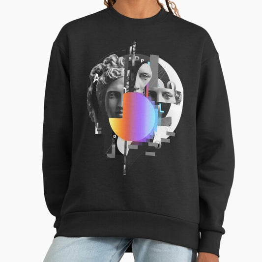 Greek Vaporwave Aesthetic Angel Sweatshirt