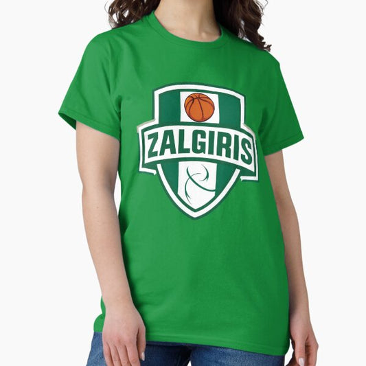 "Zalgiris Kaunas Green Basketball Spirit" T-Shirt