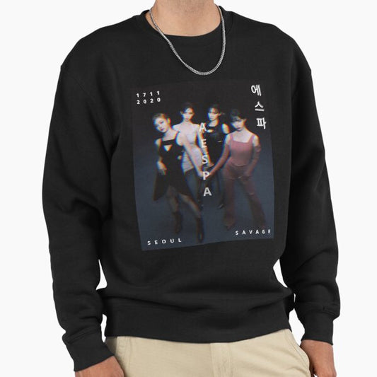 Aespa SAVAGE Glitch Version Sweatshirt