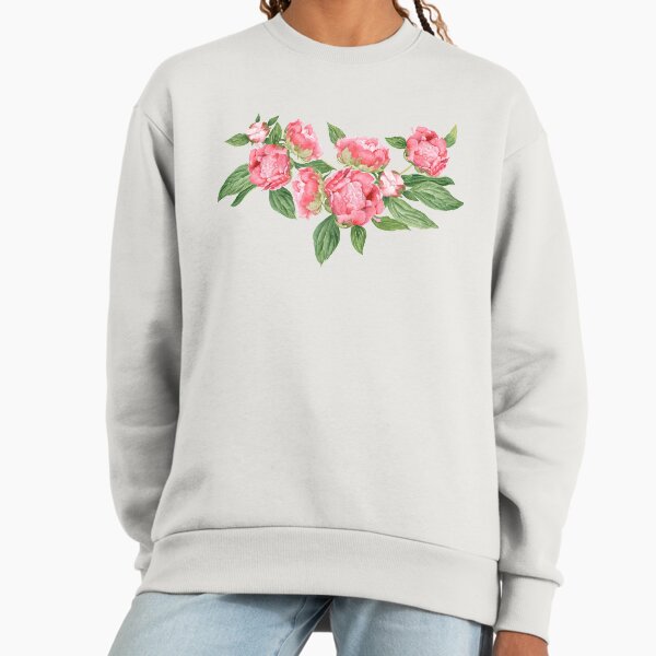 Watercolor Peonies Sweatshirt