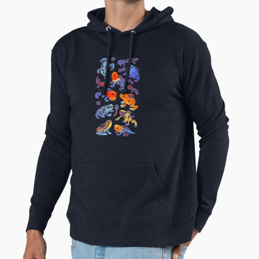 Poison dart frogs - dark Hoodie