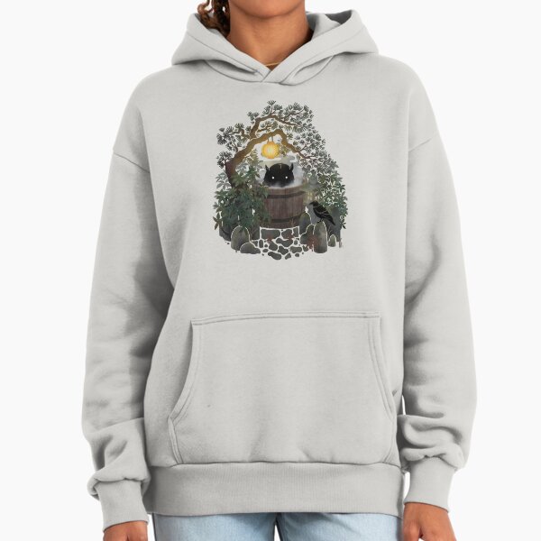 A Quiet Spot to Soak – Cozy Forest Tub Illustration Hoodie