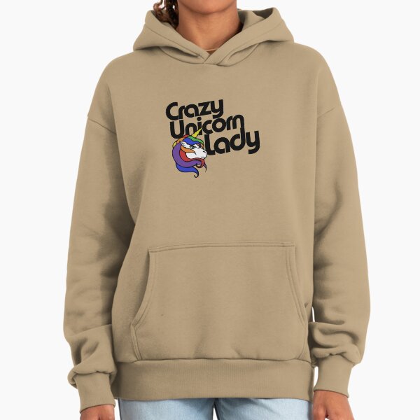 Crazy Unicorn Lady Hoodie