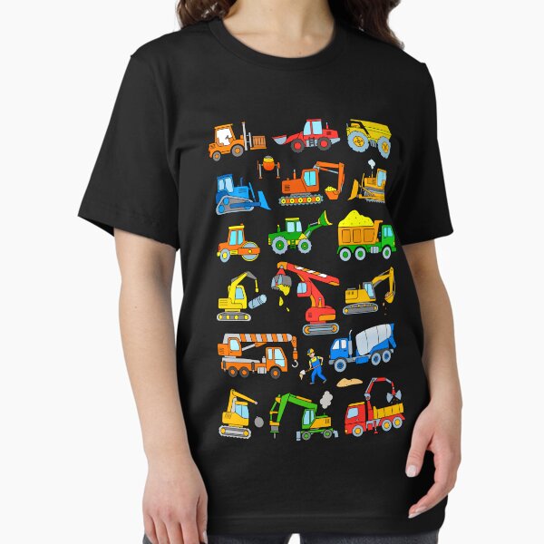 Digger Construction Vehicle Design T-Shirt