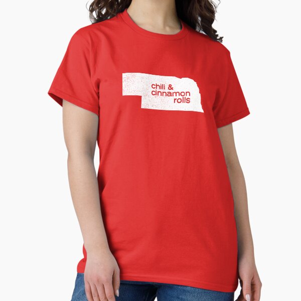 Vintage Nebraska Food - Chili & Cinnamon Rolls T-Shirt