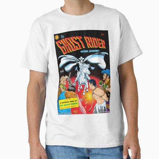 Ghost Rider Branding Horror by Frank Frazetta T-Shirt
