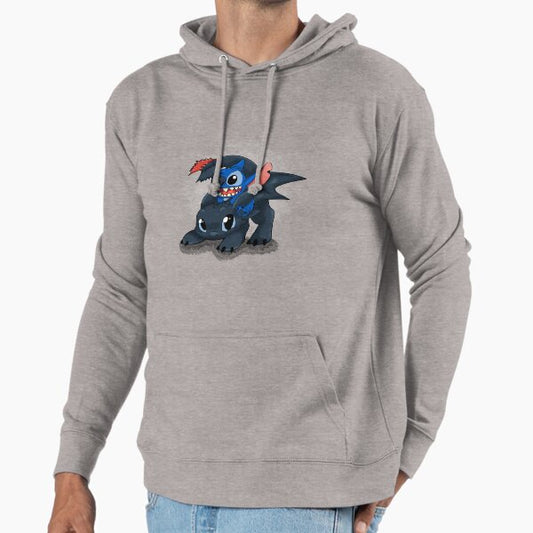 Stitch Toothless Crossover Hoodie