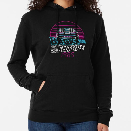 Back to the 80s - Retro Delorean Future 1985 Hoodie