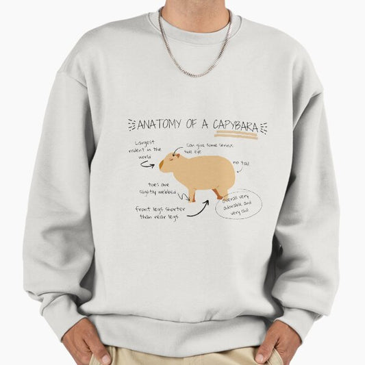 Anatomy of a capybara Sweatshirt