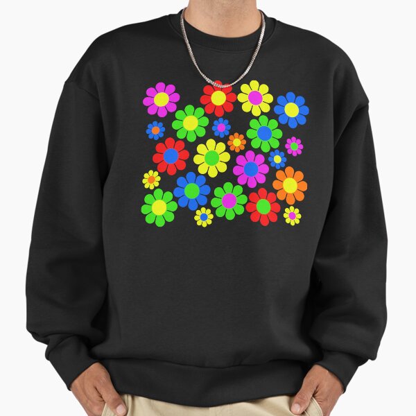 Hippy Flower Daisy Spring Pattern Sweatshirt