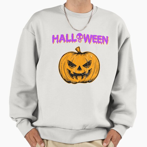 Halloween Scary Face Jack o Lantern Holiday T shirt Sweatshirt