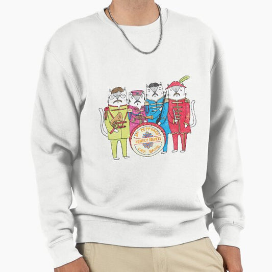 SGT Peppurr's Lonely Hearts Cats Band Sweatshirt