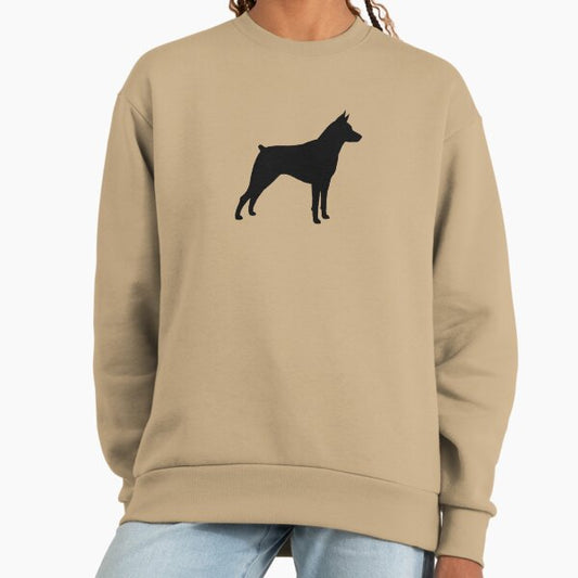Miniature Pinscher MinPin Dog Silhouette(s) Sweatshirt