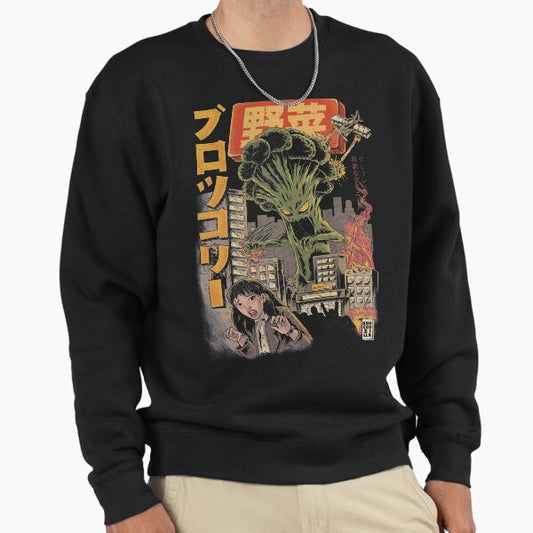 Broccozilla Black Version Sweatshirt