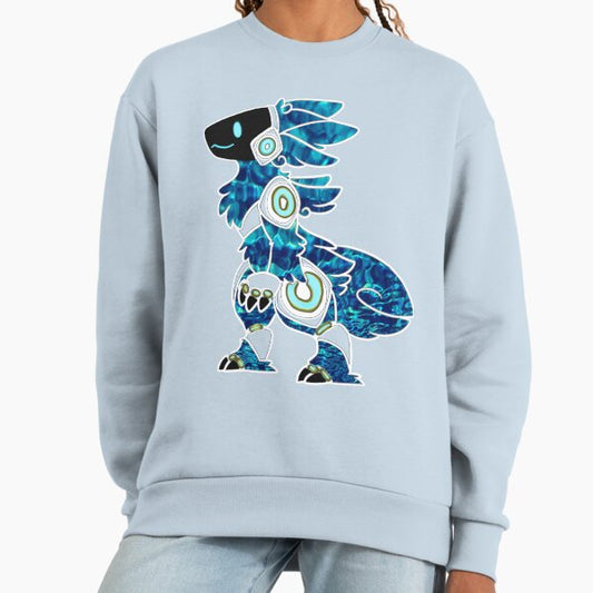 Protogen Furry Fursuit Fursona Blue pattern Sweatshirt