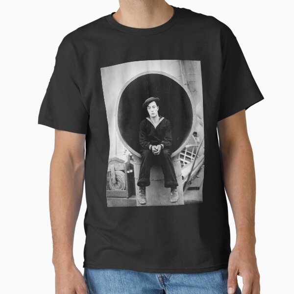 Buster Keaton - The Navigator - BW Vintage - D29 T-Shirt