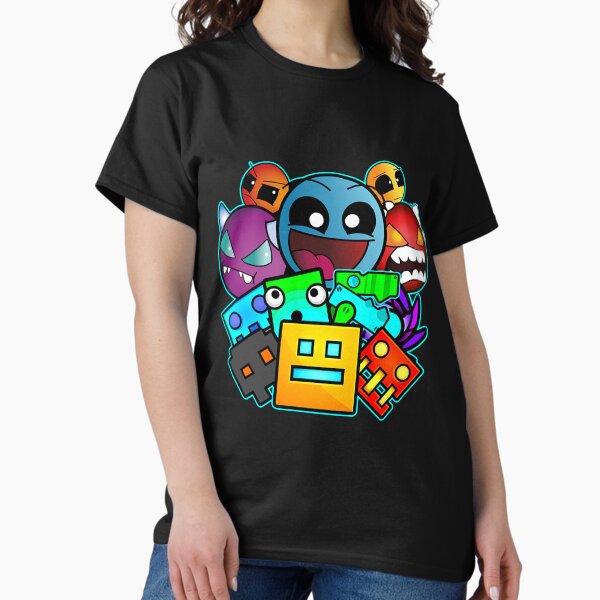 Geometry dash old school gaming T-Shirt