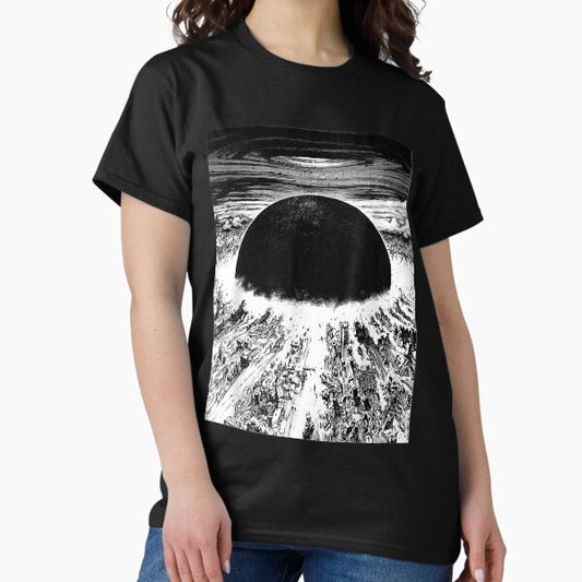 Akiras cyberpunks city explosion T-Shirt