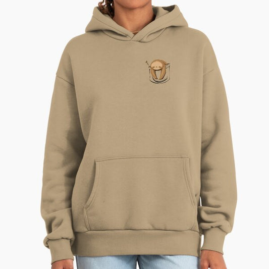 Sloth in a Pocket Hoodie