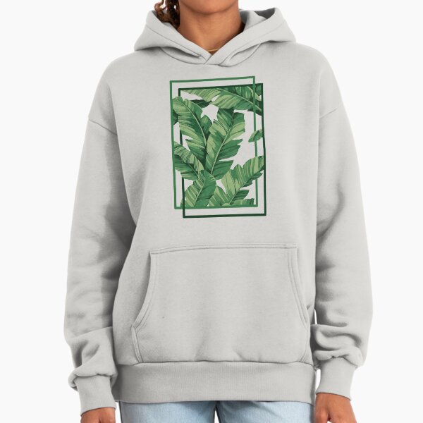 Tropical banana leaves Hoodie