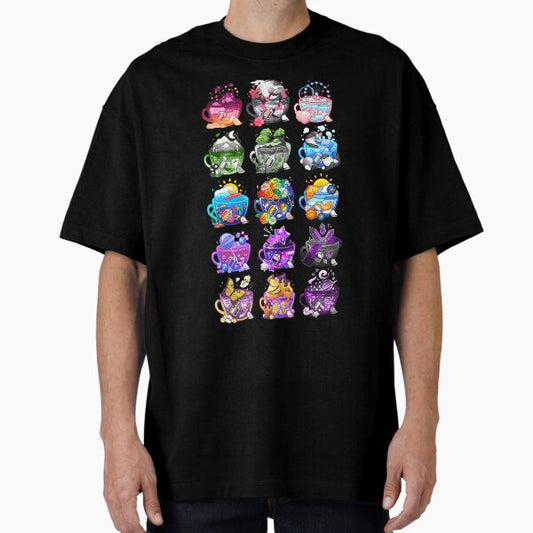 Pride Flag Teacup Collection T-Shirt