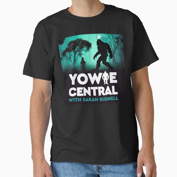 Yowie Central logo with artwork by Jasmine Winter Designs T-Shirt
