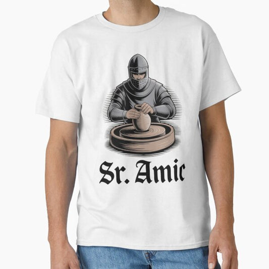 Sr. Amic - Medieval Knight Pottery Master Artisan T-Shirt