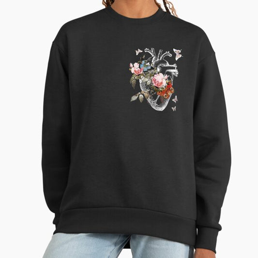 Spring floral Human heart Sweatshirt