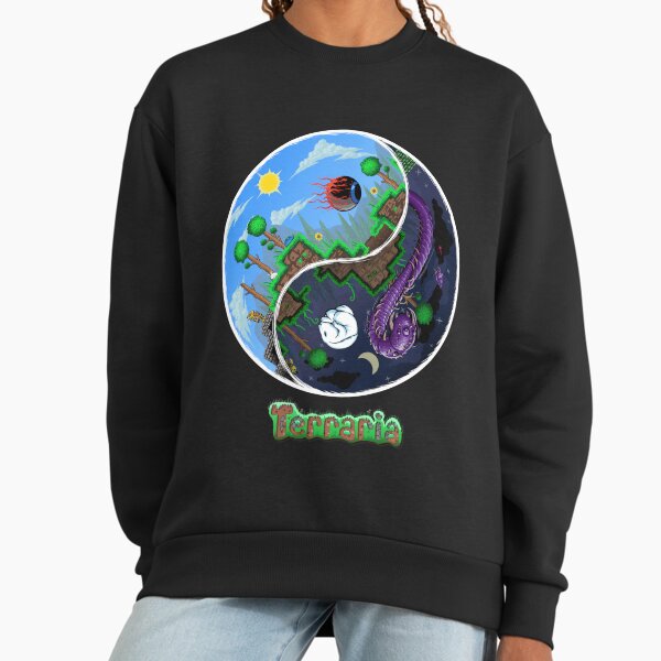 Terraria Game Night And Day Horror Design Sweatshirt
