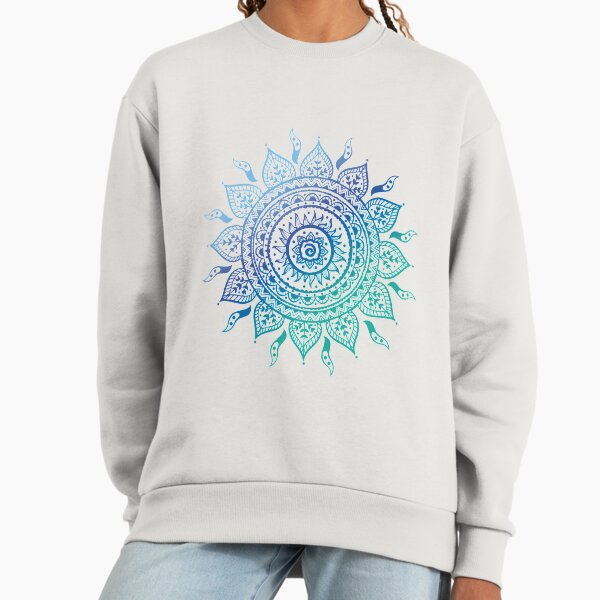 Blue Gradient Mandala Sweatshirt