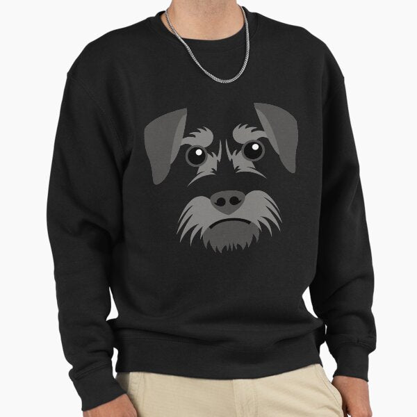 Miniature Schnauzer Dog Face Sweatshirt