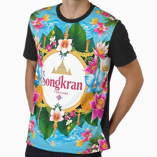 Songkran festival Graphic T-Shirt