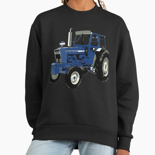Old ford tractor blue Sweatshirt
