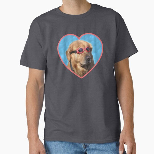 Doggo Stickers: Swimmer Dog T-Shirt