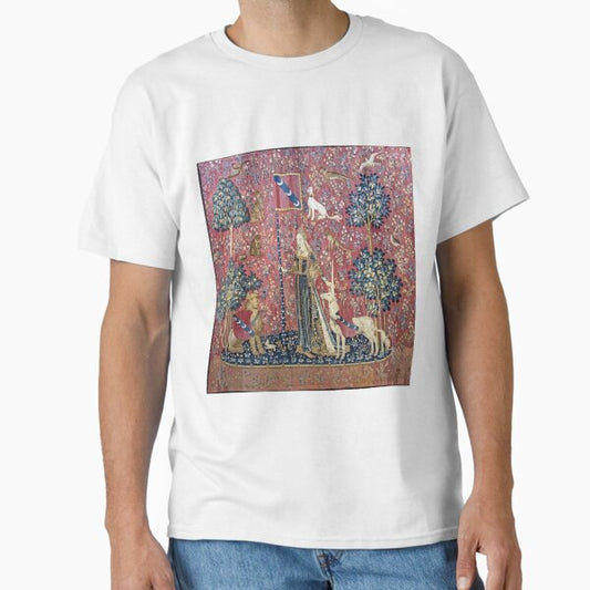 The Lady and the Unicorn touch : La Dame à la licorne Le toucher: La Dame a la licorne T-Shirt