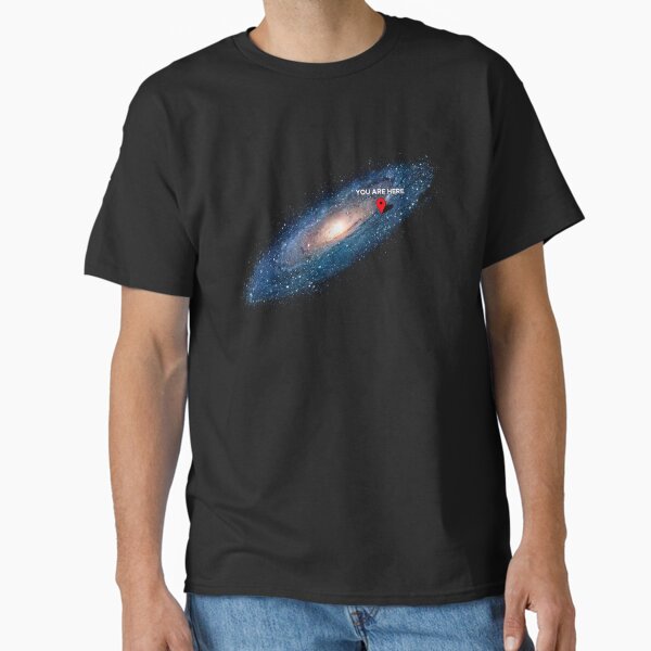 You are here - Galaxy Map T-Shirt