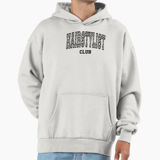 Hairstylist Club Leopard Print Varsity Vibes Hoodie