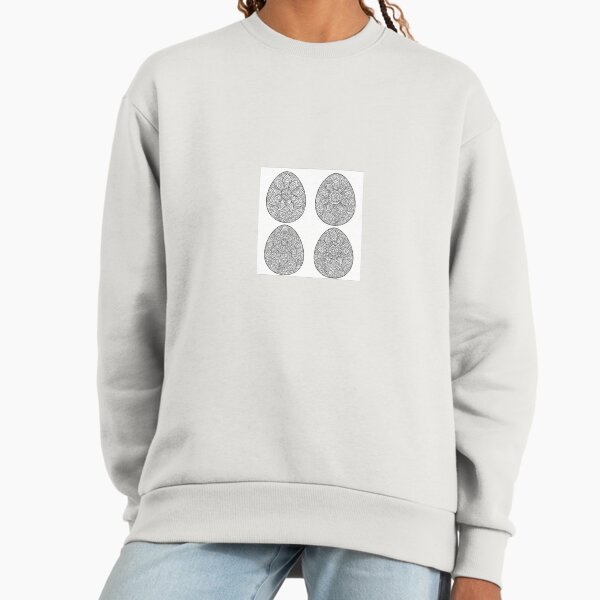Zentangle Mandala Easter Eggs – Therapeutic Art Coloring Sweatshirt
