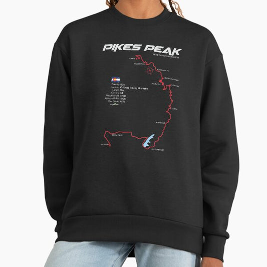 Pikes Peak Colorado USA Sticker T-Shirt Route Sweatshirt