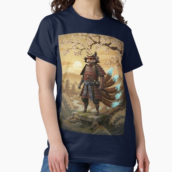 Legendary Kitsune Samurai Warrior T-Shirt