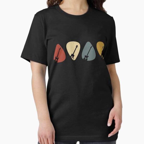 Guitar Pick Gift For Guitarist Retro Vintage T-Shirt T-Shirt