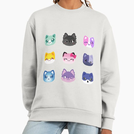 Aphmau and Friends Meemeow Cat Pattern Version 2 Sweatshirt