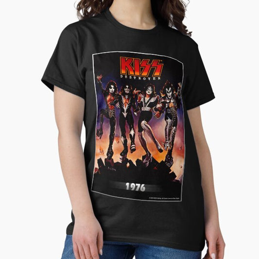 KISS ® the band - Destroyer Year 1976 T-Shirt