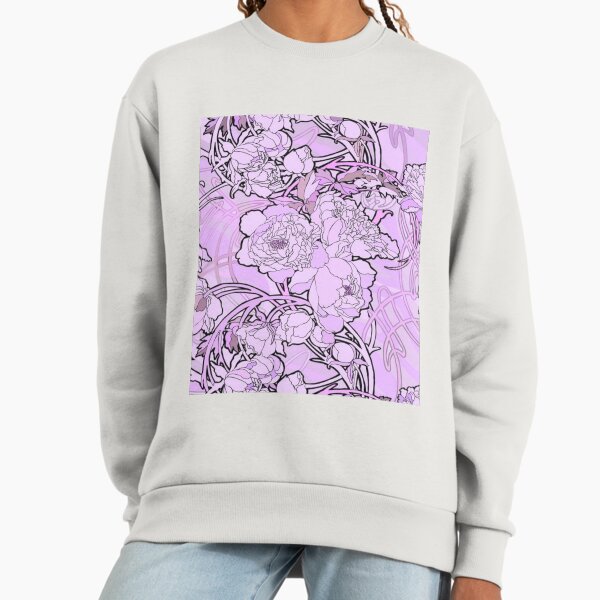 Alphonse Mucha - Flowers, (1860-1939),No,06. Sweatshirt