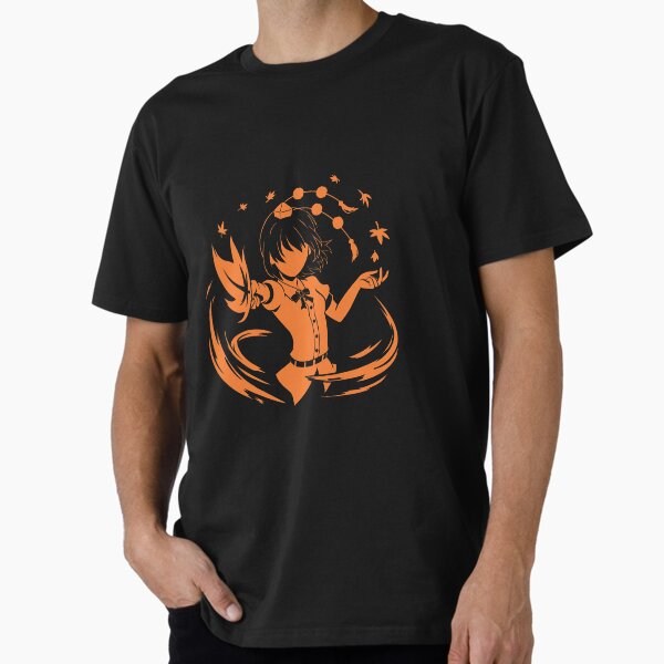 Touhou Character Silhouette - Aya Shameimaru Premium T-Shirt