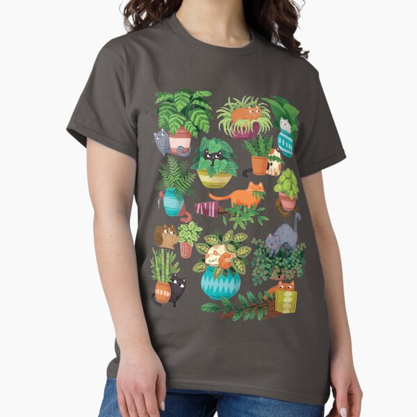 Cats And Plants T-Shirt