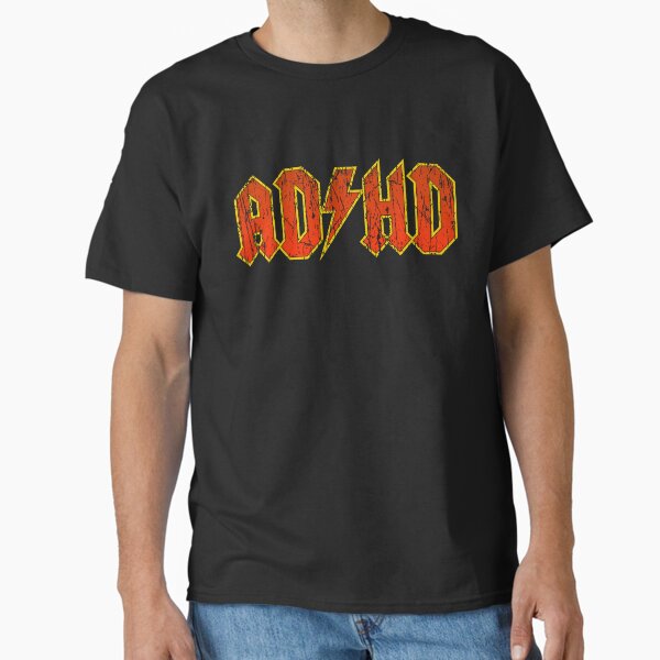 ADHD vintage distressed logo T-Shirt