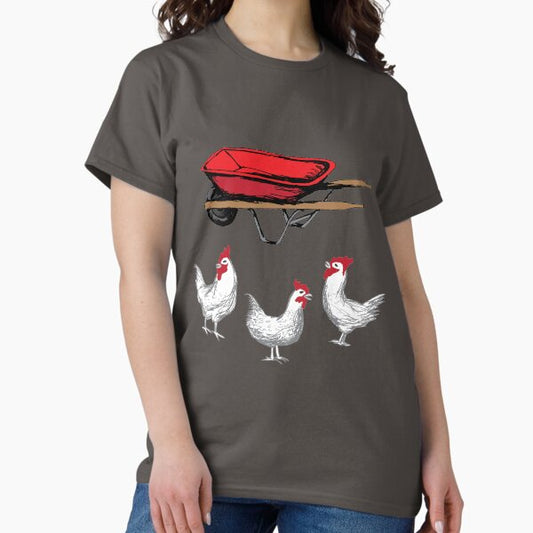 Red Wheelbarrow T-Shirt