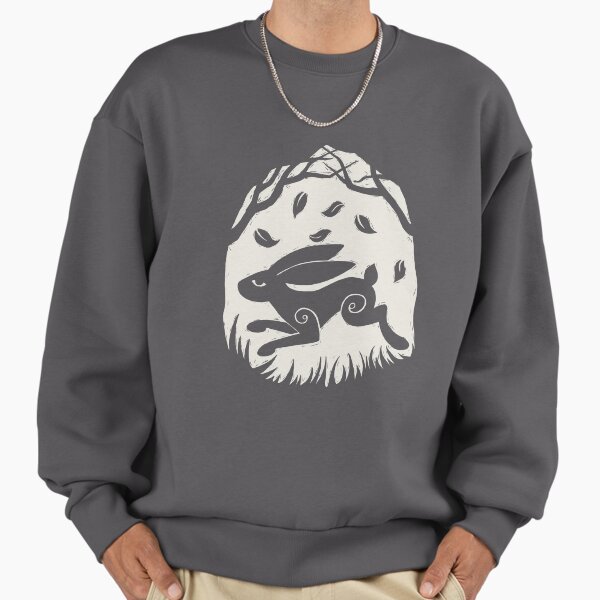 Leaping Hare in Autumn Sweatshirt