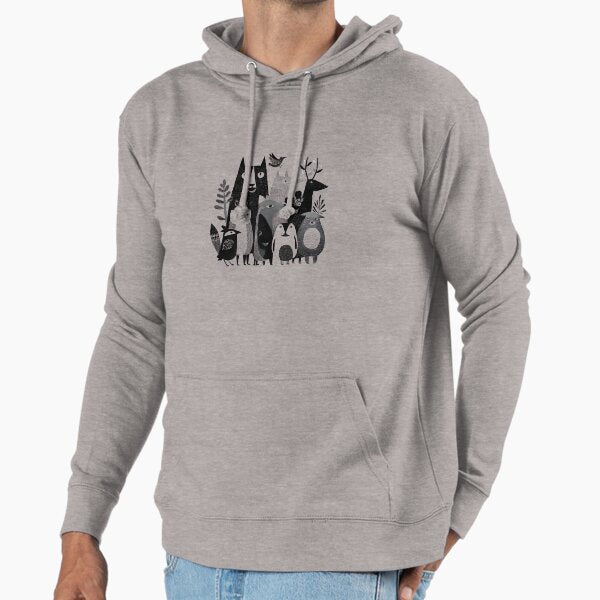 STYLIZED FOREST ANIMALS WALLPAPER TEMPLATE Hoodie
